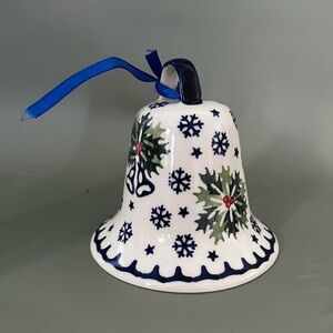 Polish Pottery Decorative Bell